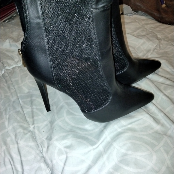 So Me "Katty" OTK mesh stripper thigh high boots - Picture 4 of 9